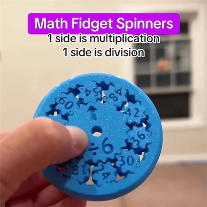 Math Fidget Spinners